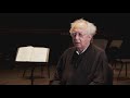 Capture de la vidéo Collegium Vocale Gent Academy - Interview Philippe Herreweghe