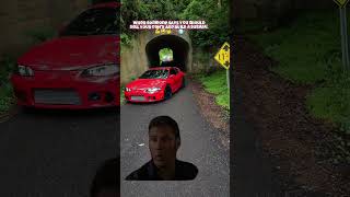Definitely the worst idea ever! #mitsubishi #eclipse #gsx #turbo #awd #boost #subaru #tunnel #dsm