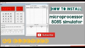 How to install microprocessor 8085 simulator in windows pc