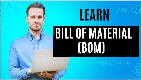 HOW TO CREATE BOM DYNAMICS D365 SUPPLY CHAIN MANAGEMENT