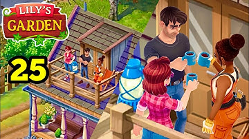 Lily’s Garden 🪴 Design & Match. Part 25. Gameplay Walkthrough (iOS, Android)