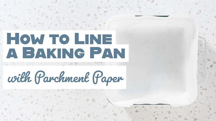 How to Line a Baking Pan with Parchment Paper