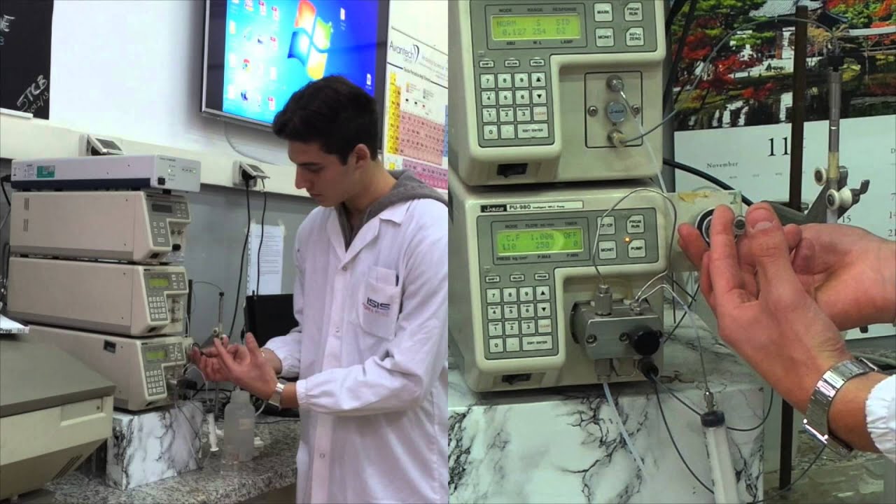 Analisi campione di caffeina con HPLC