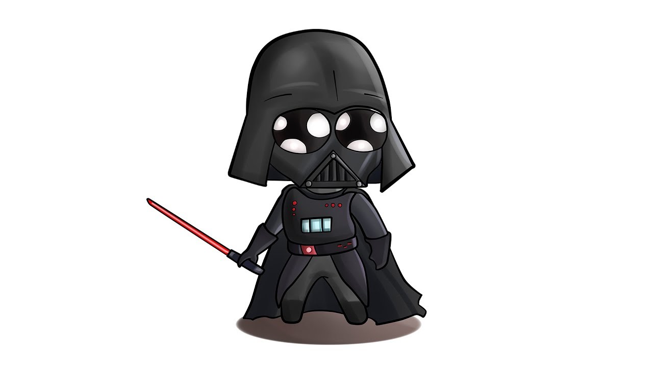 Cute Darth Vader Cartoon