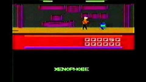 Atari VCS/2600 Xenophobe glitch