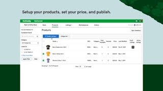 GoDaddy Online Store Feature: Marketplaces screenshot 5