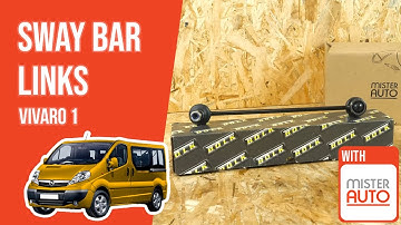 How to replace the sway bar links Vivaro mk1 🚗