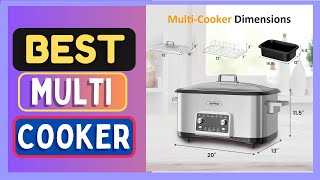 Sunvivi Programmable 8 Quart Slow Cooker, 12 in 1