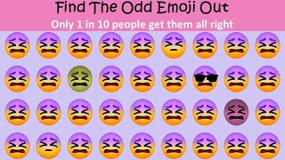 Find Odd Emoji Out | Easy, Medium, Hard |Test Your Eyesight and Attention to Details Skill | 17