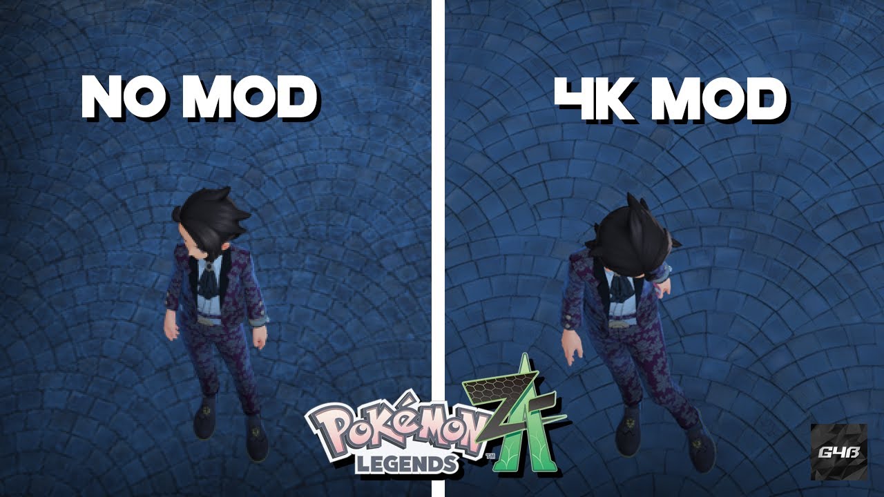 4K Textures Mod For Pokemon Legends Z-A [Emulator Tutorial] - YouTube