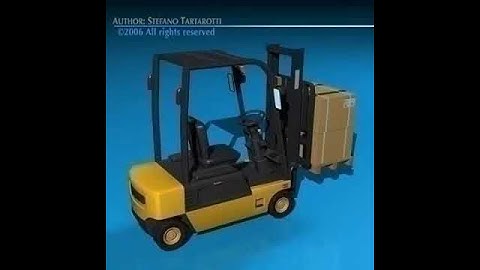 3D Model Forklift Collection Review