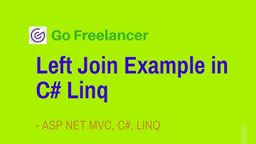 Left Join Example in C# Linq