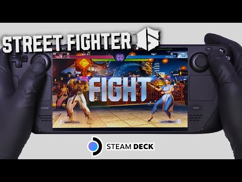 Street Fighter 6 | Steam Deck Gameplay | Steam OS | Launch Day Online Experience