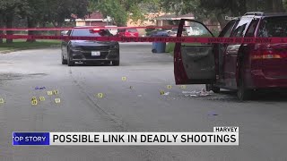 Police probe possible link between 2 deadly shootings within hours over the weekend in south suburba