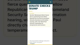 Politics Online | Senate Republicans Grill Trump Cabinet Pick - Congressional Oversight Works