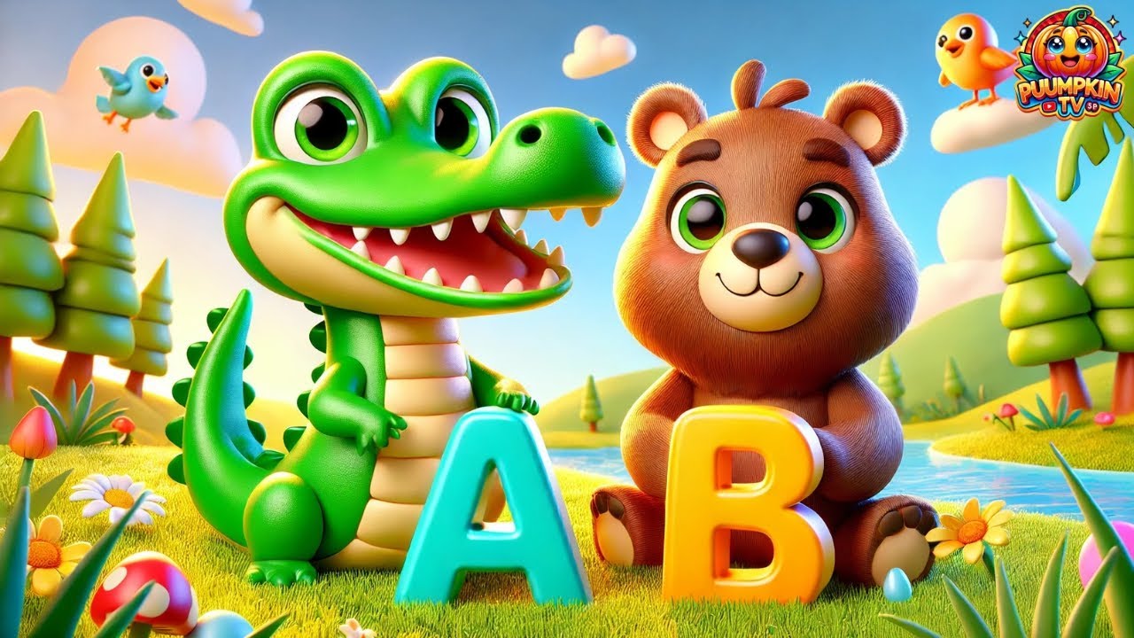 "A is for Alligator 🐊 B is for Bear 🐻 | ABC Animals for Kids & Toddlers ...
