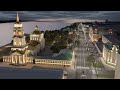 Монастырская улица, г. Пермь / 3D Lighting concept video