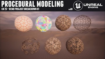 Procedural Modeling with Unreal 5 - Ch 25 Demo Project 01