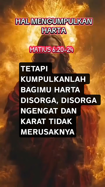 TAK SEORANG PUN DAPAT MENGABDI KEPADA DUA TUAN#saatteduh #ayatalkitab #renungan #firmantuhan