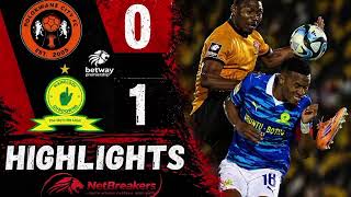  Polokwane City 01 Mamelodi Sundowns  Match Highlights  Betway Premiership Winner 