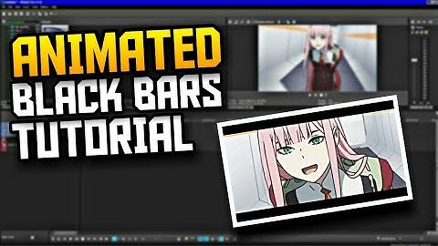 How To Make Animate Black Bars With Sony Vegas Pro (SVP).