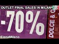 Final sale in Milan -70% Summer 2025  🇮🇹 #italy #milan #moda