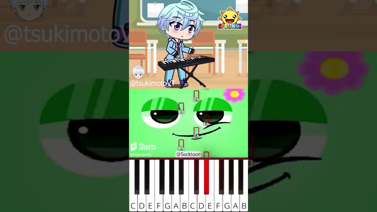 PROTON DISCO Animation Incredibox Sprunki Vtuber Meme Secktoon Octave Piano Tutorial