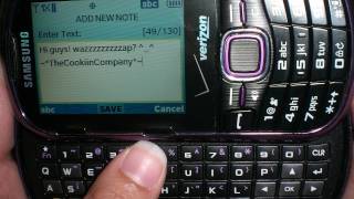 TheCookiinCompany 's new Purpley Samsung Intensity II Phone Review