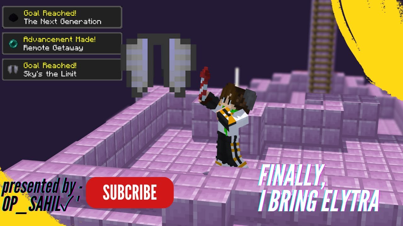 Unleashing 😉 Elytra In Minecraft Survival | Ep 08 With Op Sahil🪶 Hindi ...