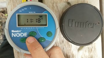 Hunter Node 5of6 Set Days of Wk for Lawn Sprinkler Irrigation Timer Controller in Brooklyn and NYC