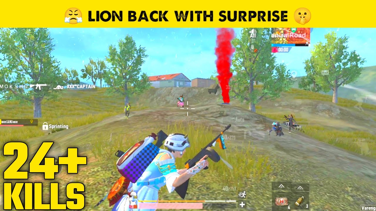 PUBG Lite Lion is Back With High Kills Gameplay | PUBG Mobile Lite Solo vs Squad | LION x GAMING