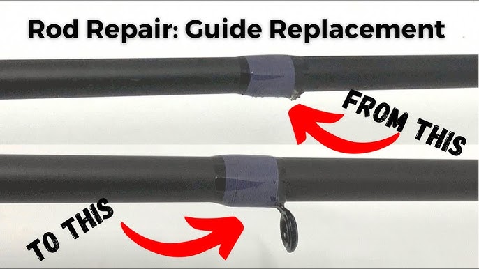 The Quick and EASY Way to REPAIR Your Rod Guides-(Tournament Fishing  Hack)-Bass Fishing Tip 