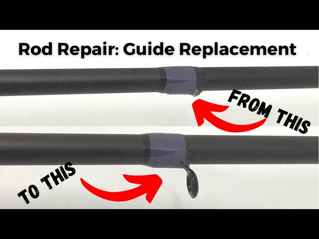 Fishing Rod Eye Repair Fishing hack for the DIY 