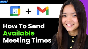 How to Send Available Meeting Times in Google Calendar via Gmail 2026 (Step By Step)