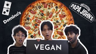 DOMINO'S vs PAPA JOHN'S Vegan Pizza Review (UK Version)
