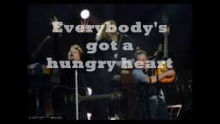 Bruce Springsteen &  Bon Jovi - Hungry Heart (lyrics)