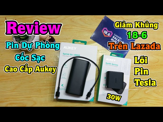 Mở Hộp Bộ 2 Sản Phẩm Mới Nhất Của Aukey, Quá Nhiều Công Nghệ