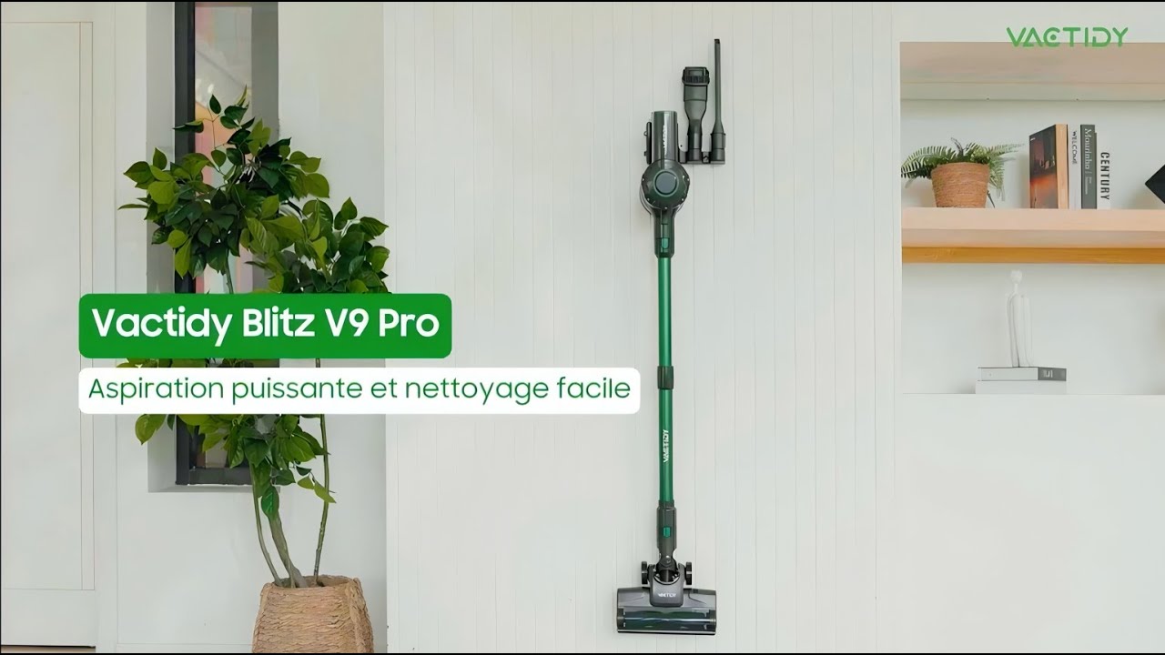 Беспроводной вертикальный пылесос VACTIDY Blitz V9 Pro - FR