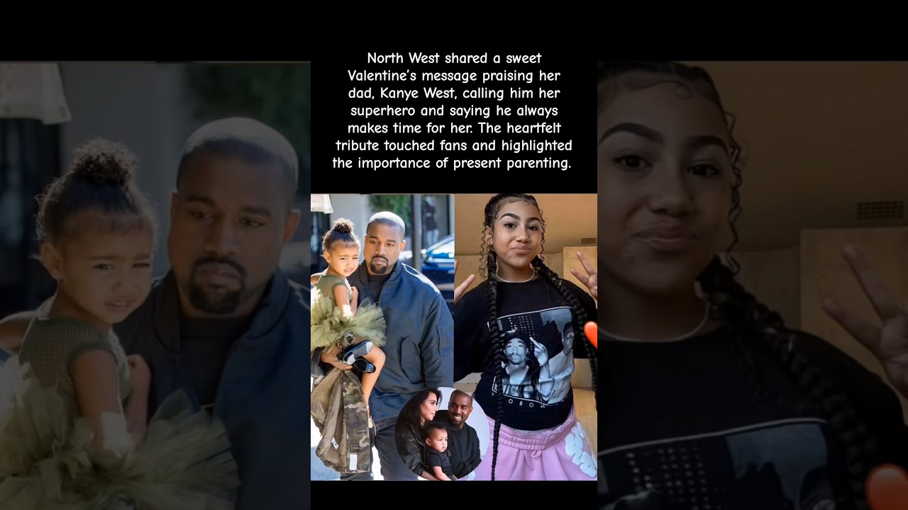 Kanye West Gets Valentine’s Message From His Daughter North West! 