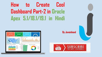Oracle APEX Tutorial(34)- How to Creating a Cool Dashboard In Oracle APEX Part-2