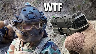 Pi£$ing off airsoft players with savage HEADSHOTS..