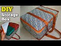  2 rectangle pieces   big saree storage bag diy wardrobe organizer suitcasebag making