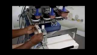 Kinnari's Pad Printing Machine for 3 color printing on MCB Housing
