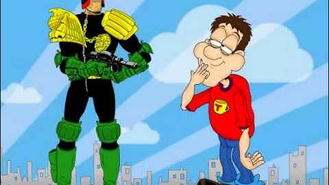 Alan meets Judge Dredd