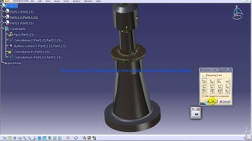 Catia V5 Tutorial|P4 Assemble Screw Jack|Offset Constraint|Mechanical Design Engineering