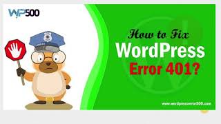 Famous How can I fix the 401 and 404 Error in WordPress Wealth
