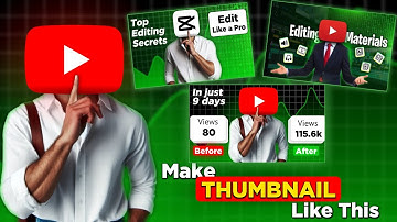how to make thumbnails for youtube videos in mobile| Eye catching thumbnails