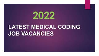 2022 Latest medical coding Job vacancies at R1RCM