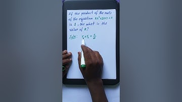 Roots of Quadratic Equation Tricks#shots