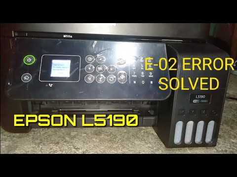 EPSON L5190 | E-02 SCANNER ERROR | PROBLEM SOLVED
